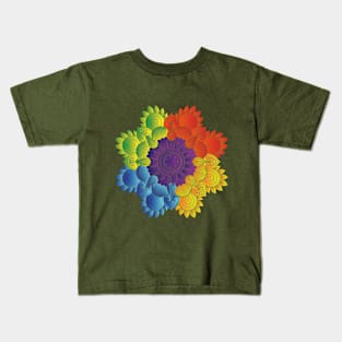 Mandala Spring Summer Autumn Winter Kids T-Shirt